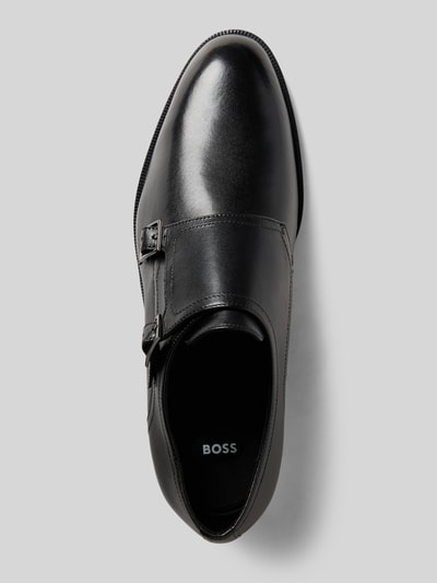 BOSS Veterschoenen van echt runderleer, model 'TAYIL' Zwart - 3