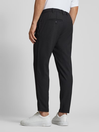 MCNEAL Tapered Fit Chino mit Tunnelzug Black 5