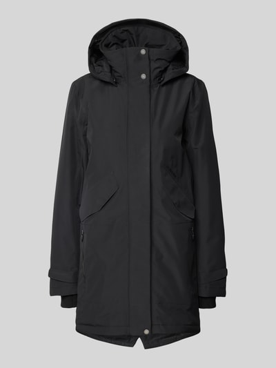 Didriksons Parka mit Reißverschlusstaschen Modell 'INDRA' Black 1