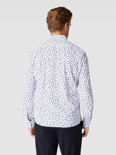 BOSS Regular fit vrijetijdsoverhemd met all-over motief, model 'Liam' Wit - 5