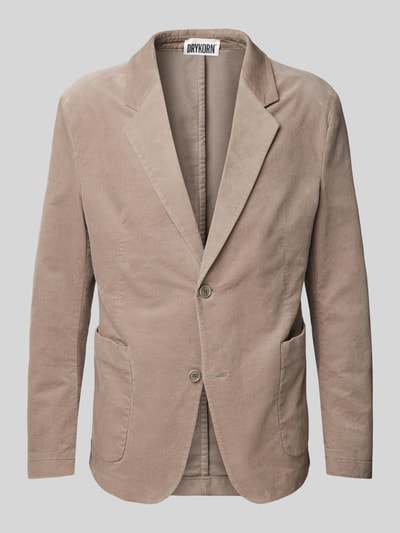 Drykorn Slim fit colbert met reverskraag, model 'Marls' Beige - 2