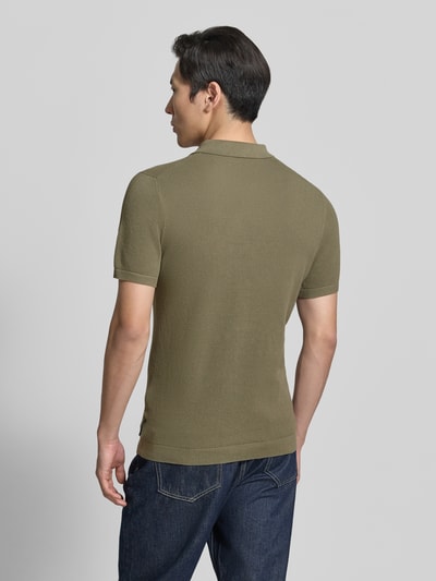s.Oliver RED LABEL Koszulka polo z czystej bawełny o kroju regular fit Khaki 5