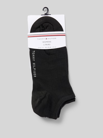 Tommy Hilfiger Sneakersocken mit Label-Print im 2er-Pack Black 3