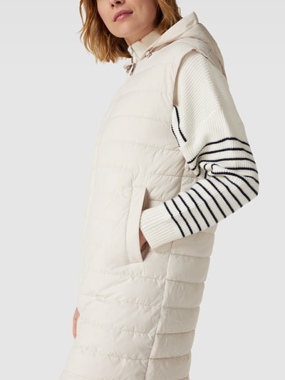 s.Oliver RED LABEL Bodywarmer met steekzakken opzij Offwhite - 3