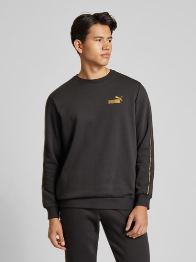 PUMA PERFORMANCE Sweatshirt mit Label-Print Black 4