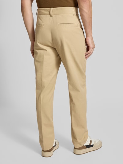 HUGO Slim Fit Chino aus reiner Baumwolle Modell 'GENAR' Beige 5