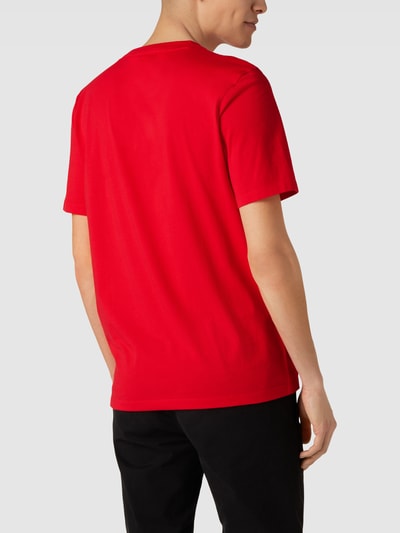 HUGO T-Shirt mit Label-Schriftzug Modell 'DULIVIO' Rot 5