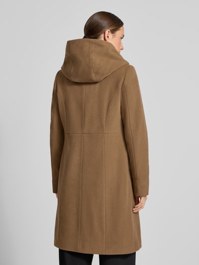 Milo Coats Mantel aus Schurwoll-Mix mit Kaschmir-Anteil Modell 'Bella' Taupe 5