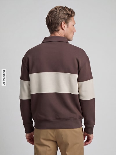 ARMEDANGELS Relaxed Fit Sweatshirt aus reiner Baumwolle Hellbraun 5
