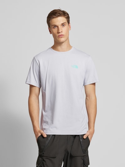 The North Face T-Shirt mit Label-Print Mittelgrau 4