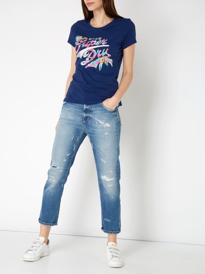 Superdry T-Shirt mit Logo-Print  Dunkelblau 1