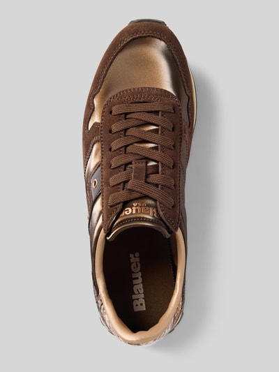 Blauer USA Sneaker mit Schnürverschluss Modell 'MILLEN' Dunkelbraun 3