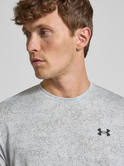 Under Armour Regular Fit T-Shirt mit Logo-Print Modell 'Tech' Hellgrau 3