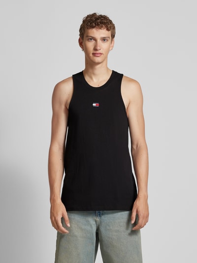 Tommy Jeans Tanktop mit Label-Badge Black 4