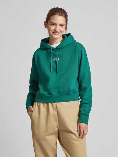 The North Face Cropped Hoodie mit Logo-Stitching Gruen 4