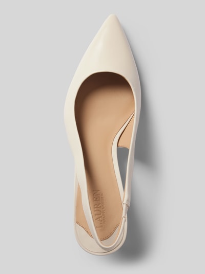 Lauren Ralph Lauren Pumps mit Pfennigabsatz Modell 'LOLAH II' Weiss 3