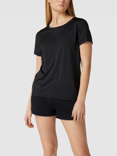 Roxy T-shirt met logodetail, model 'SIGNATURE MOVES TEE' Zwart - 4