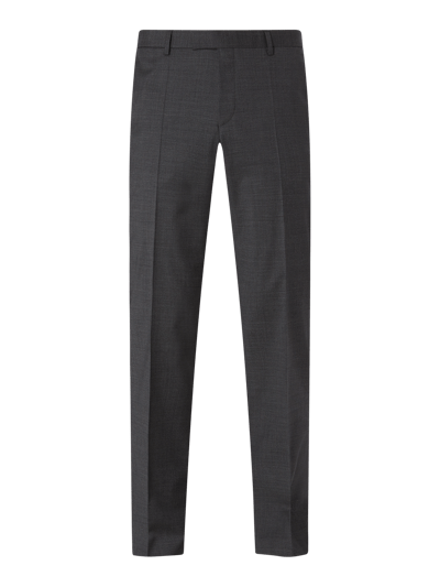 BOSS Regular Fit Anzughose mit Stretch-Anteil Modell 'Leon' Anthrazit 1