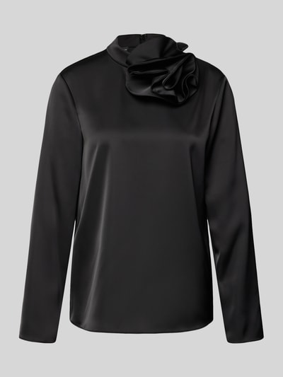 Emporio Armani Blusenshirt mit Rüschen-Detail Black 2