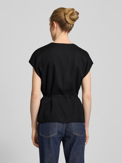 Jake*s Collection Gilet met tailleriem Zwart - 5