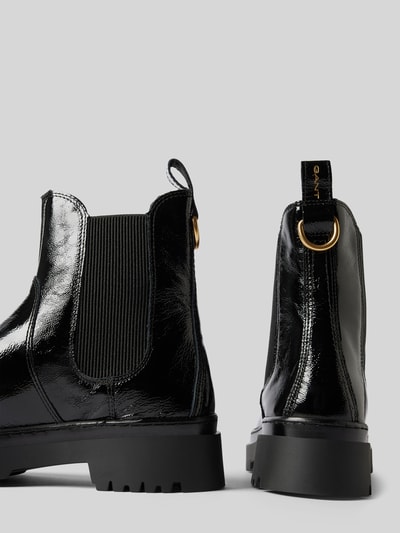 Gant Chelsea Boots aus Leder mit Applikation Modell 'Aligrey' Black 2