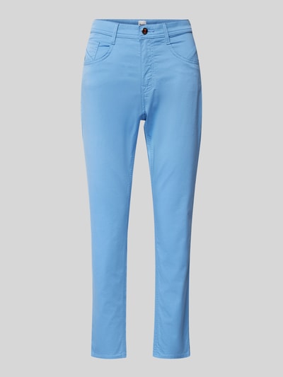 Brax Stoffen broek met verkorte pasvorm, model 'MARY' Blauw - 2