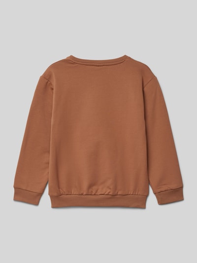 Name It Sweatshirt mit gerippten Abschlüssen Modell 'NIKS' Camel 3