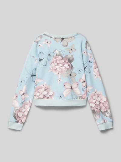 Guess Sweatshirt mit Label-Print Mint 3