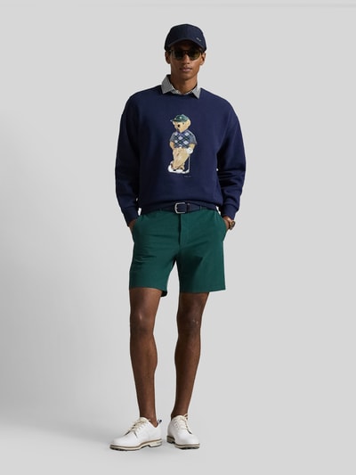 Polo Ralph Lauren Sweter z dzianiny z nadrukiem polo bear z wyhaftowaniem Granatowy 1