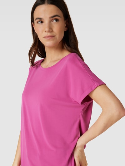 Christian Berg Woman T-shirt met extra brede schouders Fuchsia - 3