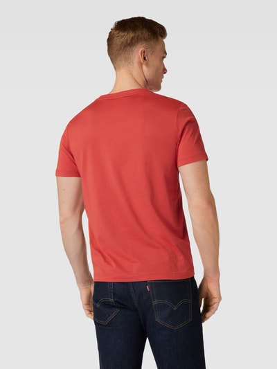 Lerros T-shirt met statementprint Koraal - 5