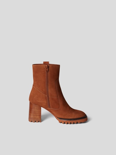 See by Chloé Ankle Boots mit Blockabsatz Dunkelbraun 6