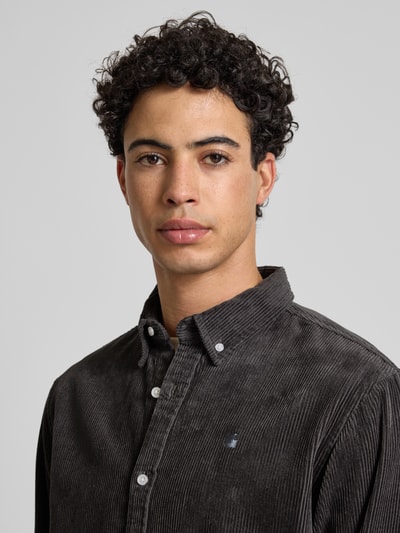 Carhartt Work In Progress Koszula casualowa o kroju regular fit z imitacji sztruksu model ‘Madison’ Antracytowy 3