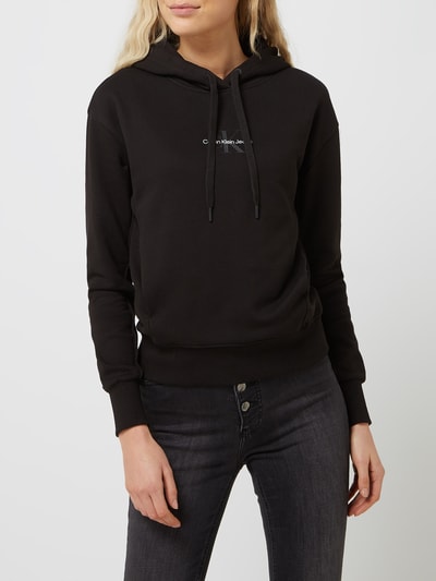 Calvin Klein Jeans Hoodie mit Logo-Print  Black 4