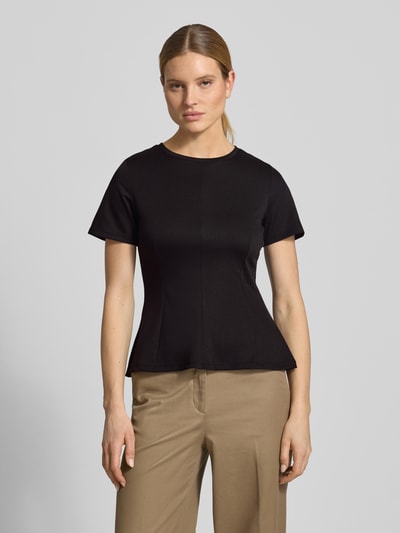 VERO MODA Shaped fit T-shirt met viscose model 'ABBY' Zwart - 4