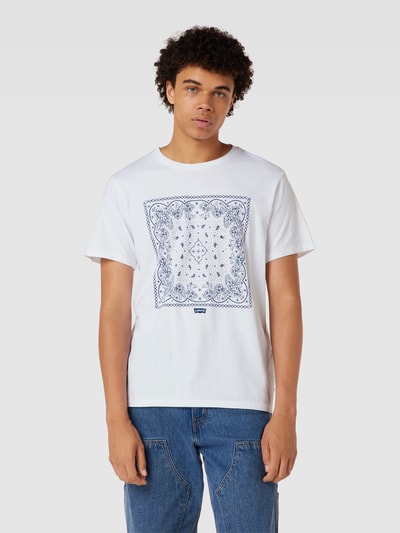 Levi's® T-shirt met motiefprint Wit - 4