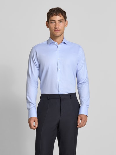 BOSS Regular Fit Businesshemd aus reiner Baumwolle Modell 'H JOE SPREAD' Bleu 4