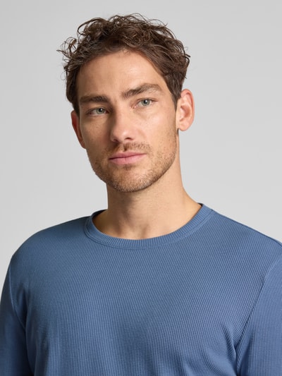 Christian Berg Men Longsleeve mit Rundhalsausschnitt Jeansblau 3