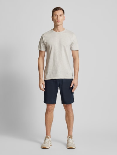 Tommy Hilfiger Shorts aus Leinen-Mix mit elastischem Bund Modell 'HARLEM' Marine 1