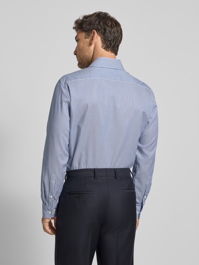 OLYMP Modern fit zakelijk overhemd met kentkraag, model 'Royal' Marineblauw - 5