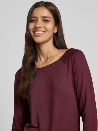 monari Longsleeve met ronde hals Bordeaux - 3