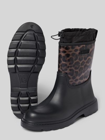 Tamaris Gummistiefel mit Label-Patch Dunkelbraun 4