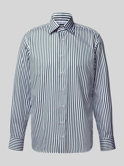 ETERNA Modern Fit Business-Hemd mit Knopfleiste Oliv 2