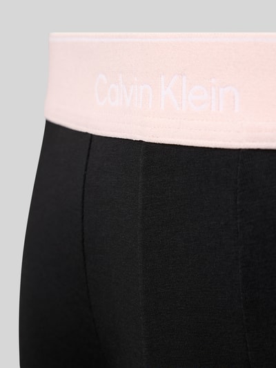 Calvin Klein Underwear Trunks mit Logo-Stitching Modell 'Low Rise' im 3er-Pack Black 2