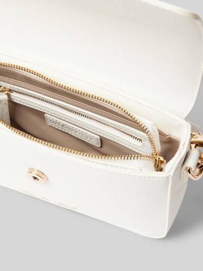 VALENTINO BAGS Handtasche mit Label-Applikation Modell 'ZERO RE' Weiss 4