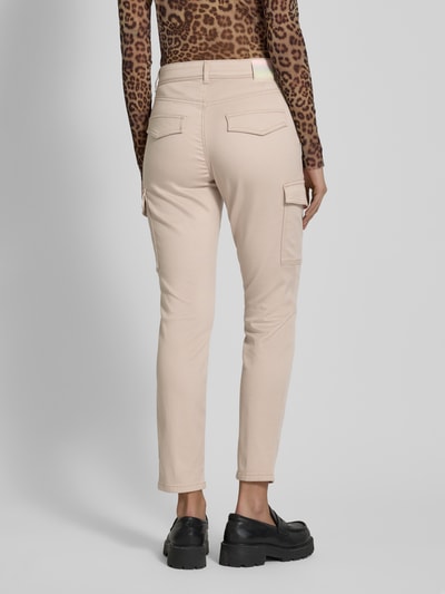 Marc Cain Slim Fit Jeans mit Cargotaschen Sand 5