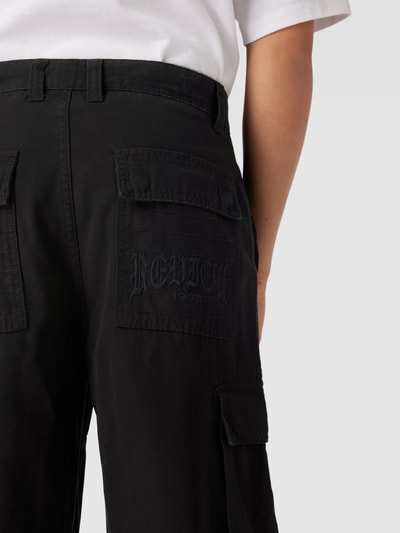 REVIEW Spodnie cargo o kroju baggy fit Czarny 3