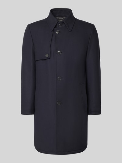Drykorn Kurzmantel mit Umlegekragen und Knopfleiste Modell 'SKOPJE' Marine 2