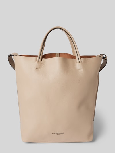 LIEBESKIND BERLIN Handtasche aus Leder mit Label-Detail Modell 'HERA' Sand 2