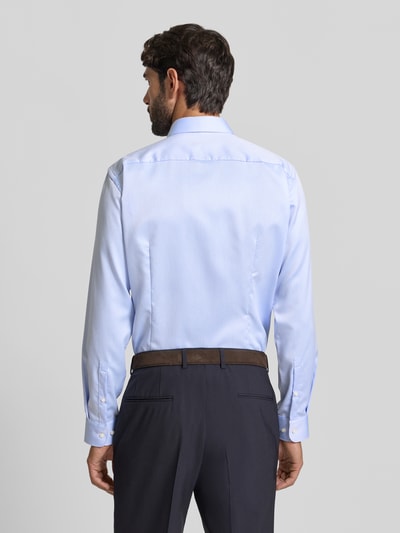 Jake*s Regular fit zakelijk overhemd met haaikraag Bleu - 5